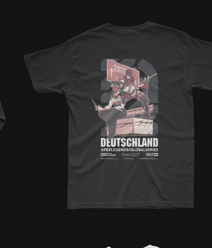 Tee, back print