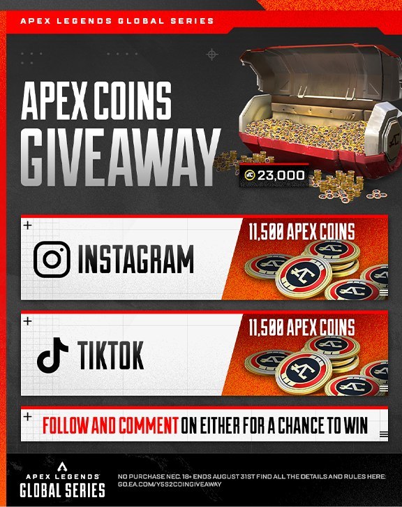 Apex Coins giveaway