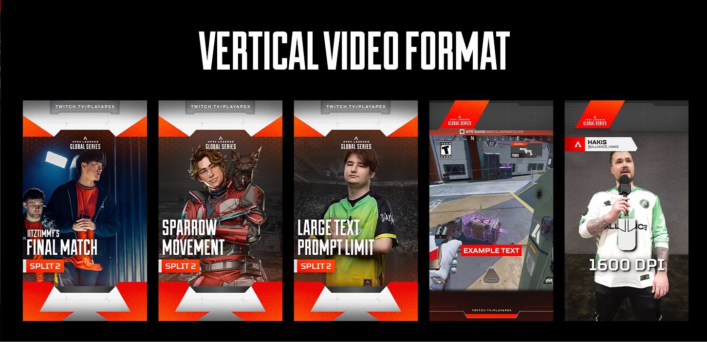 Vertical video format system