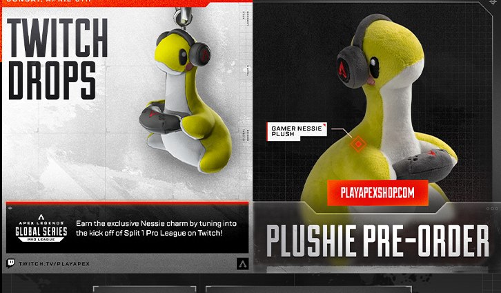 Twitch drops & plushie pre-order